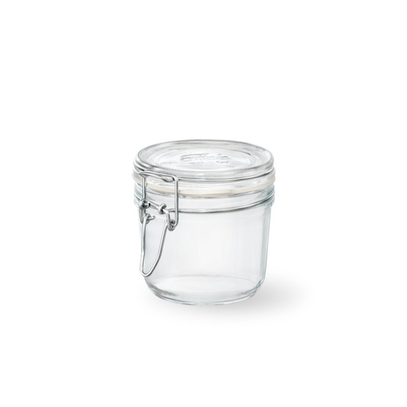 Vaso vasetto terrina in vetro per conserve anche per servire da 750 ml della Bormioli Rocco modello Fido chiusura ermetica confezione 6 pezzi 