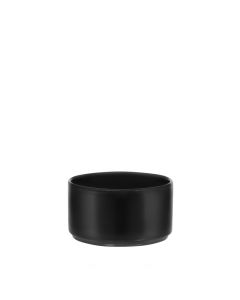 H&H Set di Ciotoline Norway 9 cm in porcellana nera  - Confezione 6 pezzi