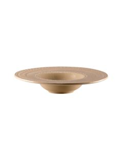 LE COQ Skalistos Pasta Bowl beige con decoro in rilievo 23 cm - Confezione 6 pezzi