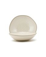 Piatti Fondi Saturnia Napoli - Confezione Da 6 In Porcellana Bianca, Diametro 24 Cm