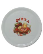 SATURNIA Napoli Piatto Pizza decorato X12 cm 31 - Confezione da 6 pezzi 