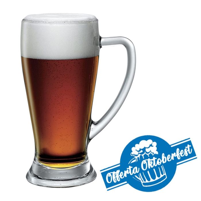 BICCHIERE STERN BIRRA DA 02 CL 28,7 C/ MANICO BORMIOLI ROCCO H 12,3 CM 8,1 - Foto 13