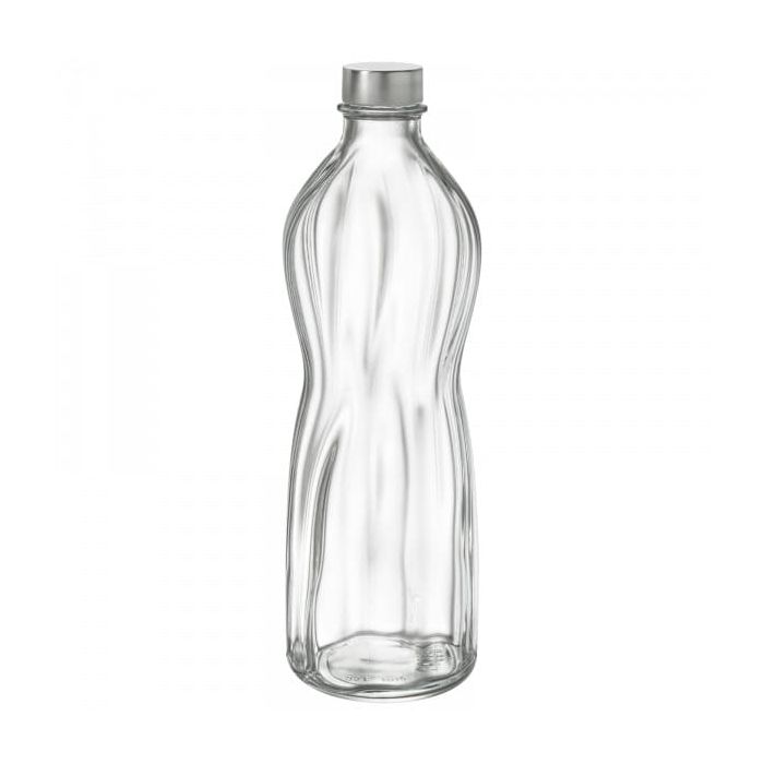 Bormioli Rocco Bottiglia mod Aqua da 100 cl in vetro trasparente -  Confezione da 6 pezzi su Horeca Atelier