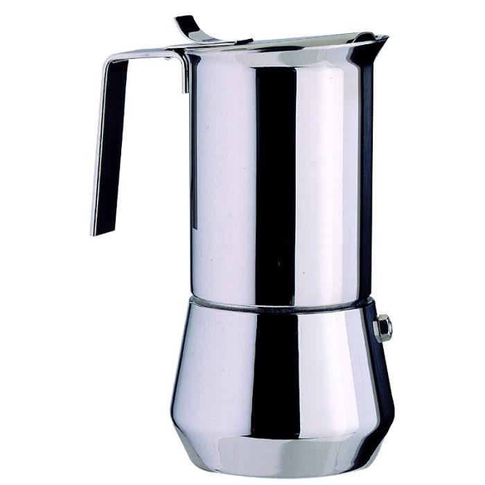 ILSA Slancio Caffettiera Espresso induzione lucida acciaio inox 18/10 tazza  1 su Horeca Atelier