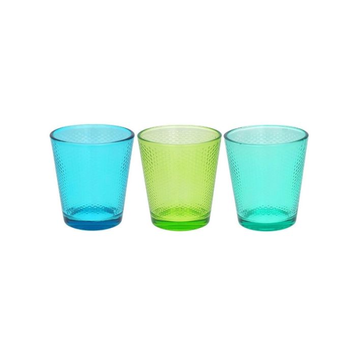 TOGNANA Glass Golf Set 3 Bicchieri in vetro colorato cl 34 su Horeca Atelier