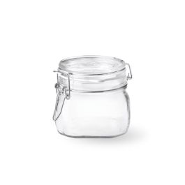 Vasi Ermetici Bormioli Rocco Fido | 500 G | Confezione Da 6 | Vetro Resistente | Lavabile In Lavastoviglie