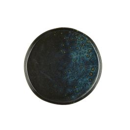 LE COQ Phobos Piatto Frutta nero puntinato blu 20,5 cm - Confezione 6 pezzi