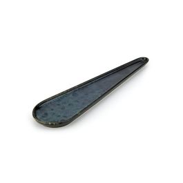 LE COQ Phobos Cucchiaio Finger Food nero puntinato blu 27,5x7 cm - Confezione 6 pezzi