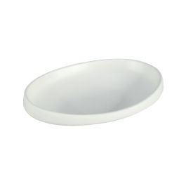 EFAY Taiji Piatto fondo ovale bianco in melamina cm 20,5x15,4x4,3