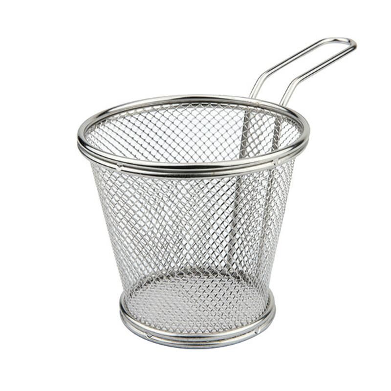 Cestino Per Friggere In Acciaio Inox 20x20 Cm - Practico E Resistente Per Cucina - Foto 11