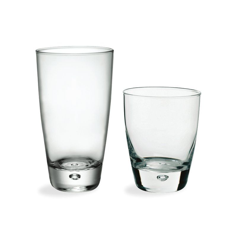 Bormioli Luna Cestino Bicchieri | Vetro | 3 Pezzi | Made In Italy | Lavabile In Lavastoviglie - Foto 9